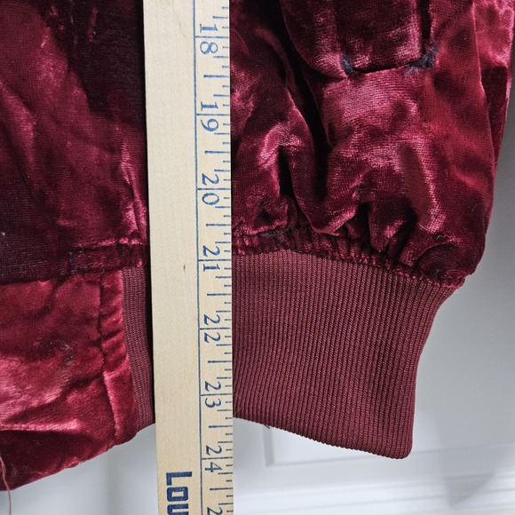 Vintage 80s Sukajan Far East Tour Okinawa Japan Bomber Jacket Dragon Small EUC - Picture 10 of 15